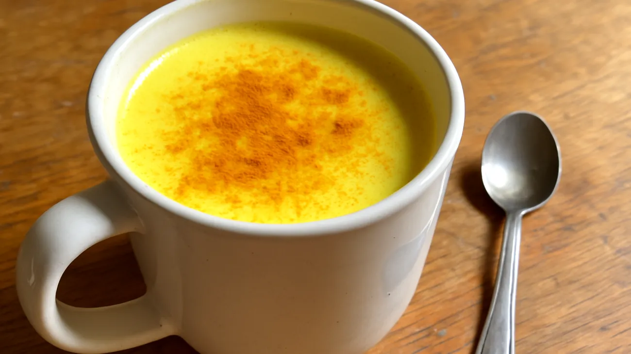 Goldene Milch mit Ashwagandha und Tahinipaste"