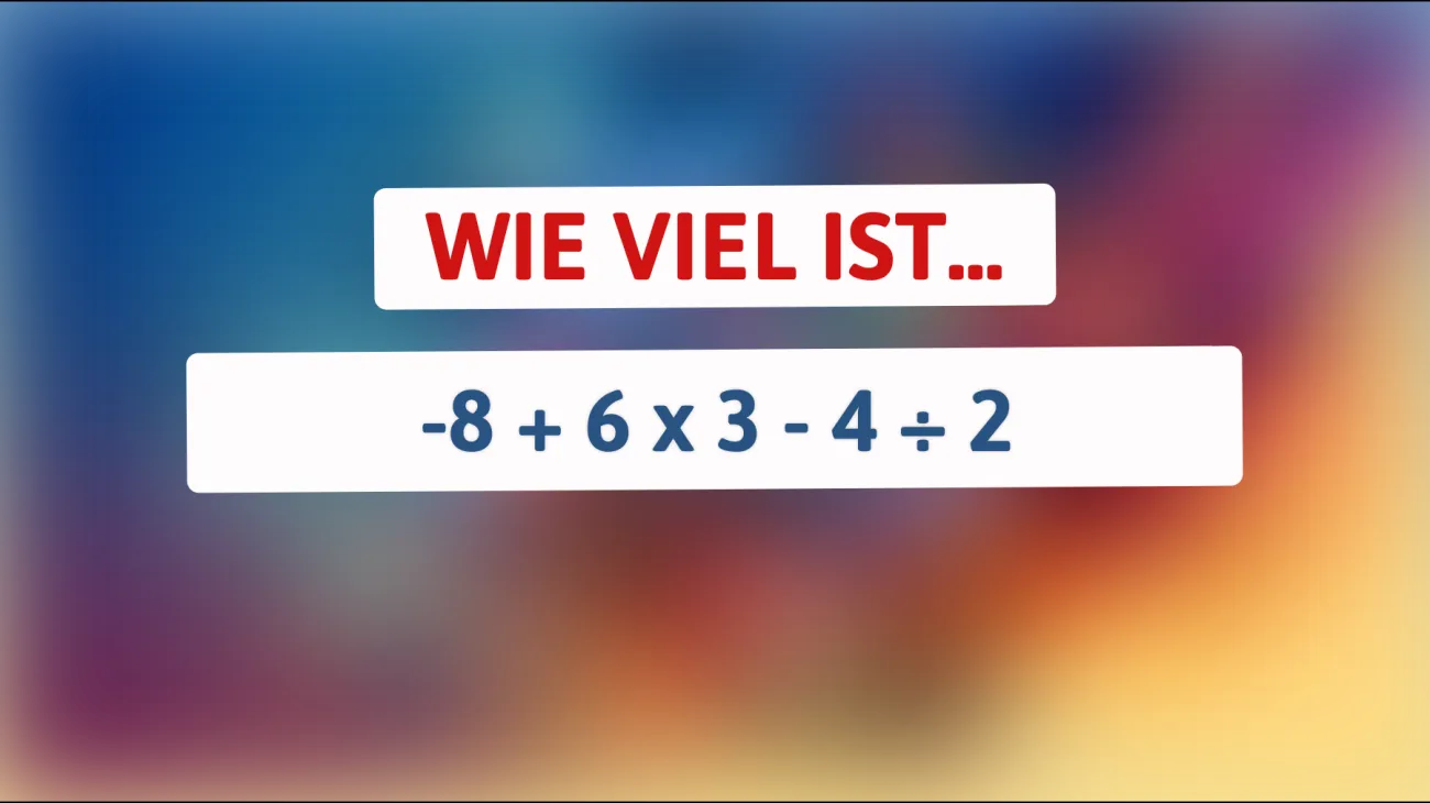 Nur die schlausten Köpfe können diese Mathe-Herausforderung lösen! Kannst du das Rätsel knacken?"