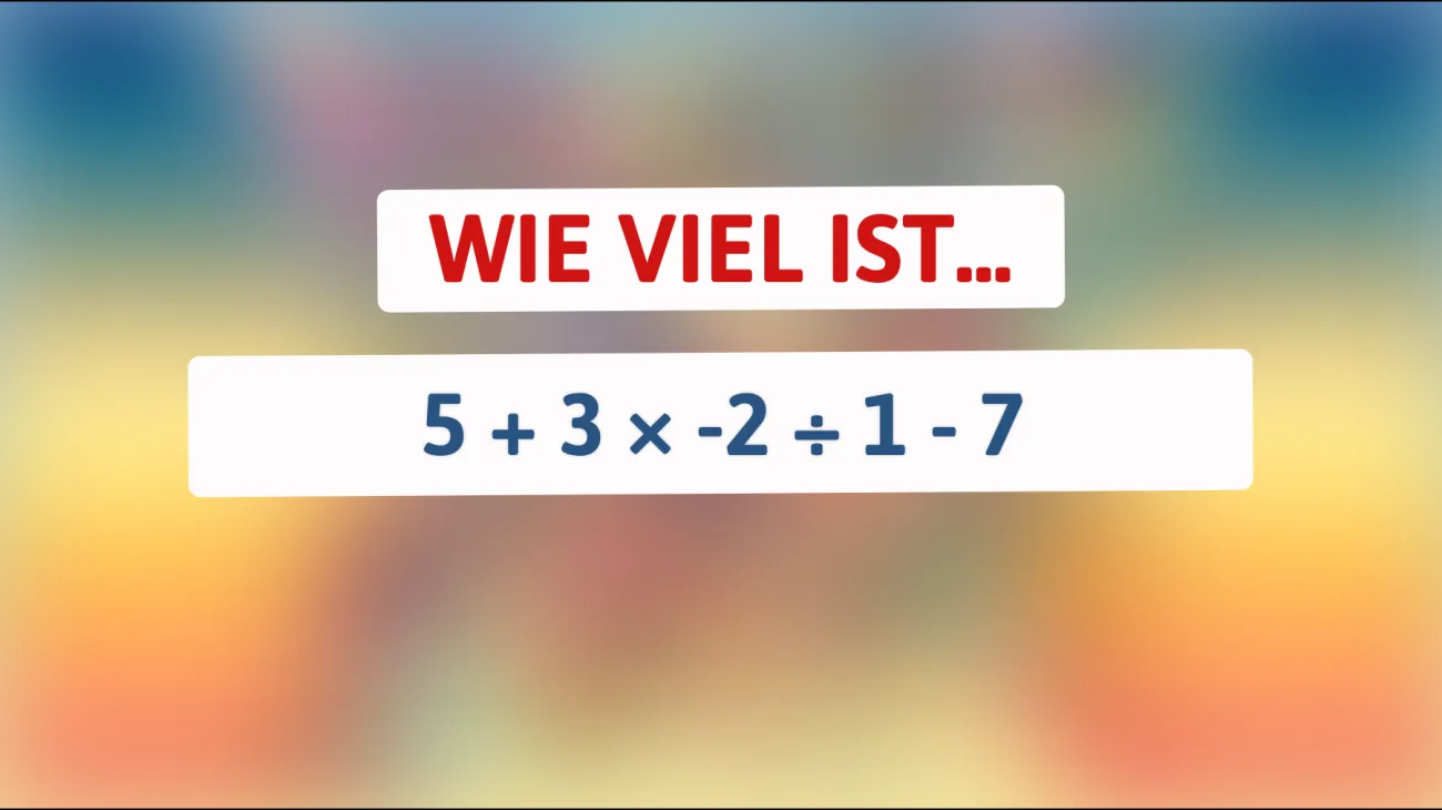 Teste dein Genie: Kannst du dieses raffiniert einfache mathematische Rätsel lösen?"